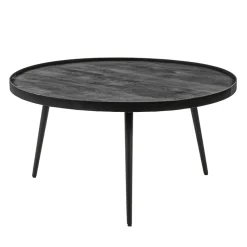 Mango houten koffietafel set van 2 zwart>Straluma Sale