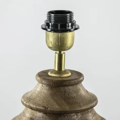 Massief houten lampvoet Milazzo met bronzen fitting></noscript>Straluma Outlet