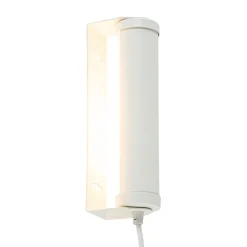 Mat witte wandlamp met snoer>Straluma Outlet