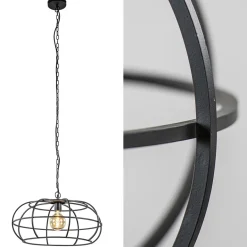 Mat zwart metalen hanglamp Imelda Light and Living>Straluma Outlet