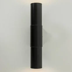 Mat zwarte cilinder wandlamp up+down></noscript>Straluma Discount