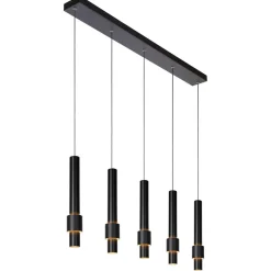Mat zwarte design hanglamp inclusief LED>Straluma Sale