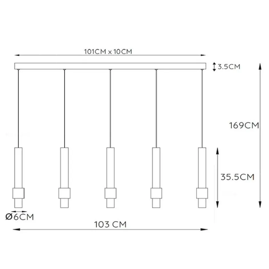 Mat zwarte design hanglamp inclusief LED>Straluma Sale