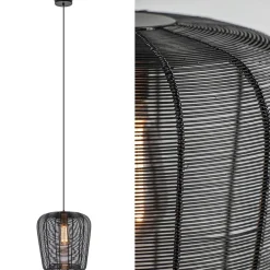 Mat zwarte hanglamp Adeta Light and Living>Straluma Sale