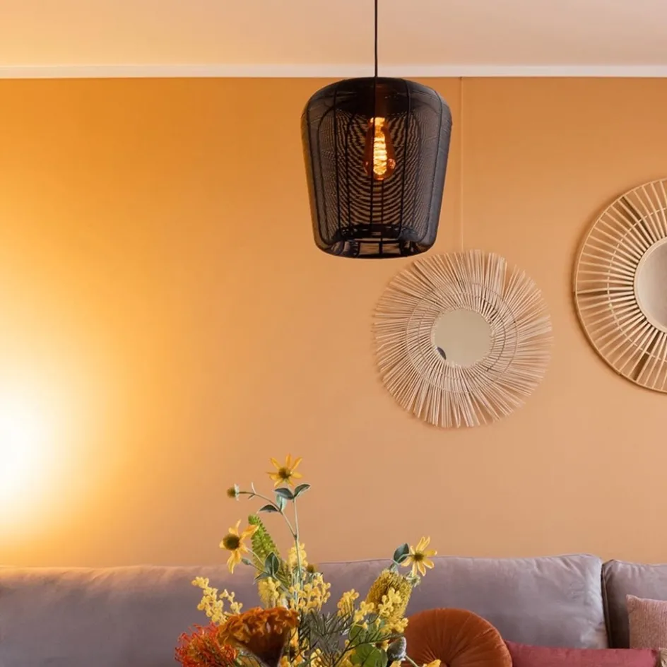 Mat zwarte hanglamp Adeta Light and Living>Straluma Sale