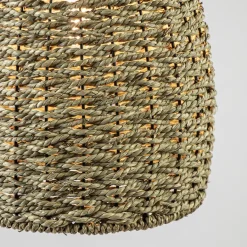 Mat zwarte hanglamp met touw></noscript>Straluma Outlet