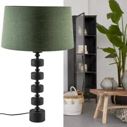 Mat zwarte lampvoet Gody exclusief kap></noscript>Straluma Online