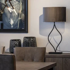 Mat zwarte lampvoet Okno exclusief kap></noscript>Straluma Outlet