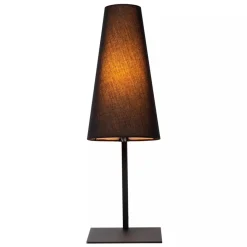 Mat zwarte tafellamp inclusief zwarte kap></noscript>Straluma