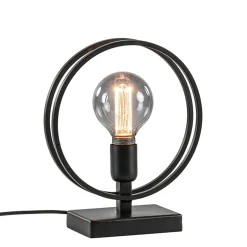 Mat zwarte tafellamp Rudra L&L>Straluma Best