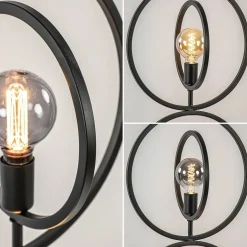 Mat zwarte vloerlamp rings><noscript><img width=