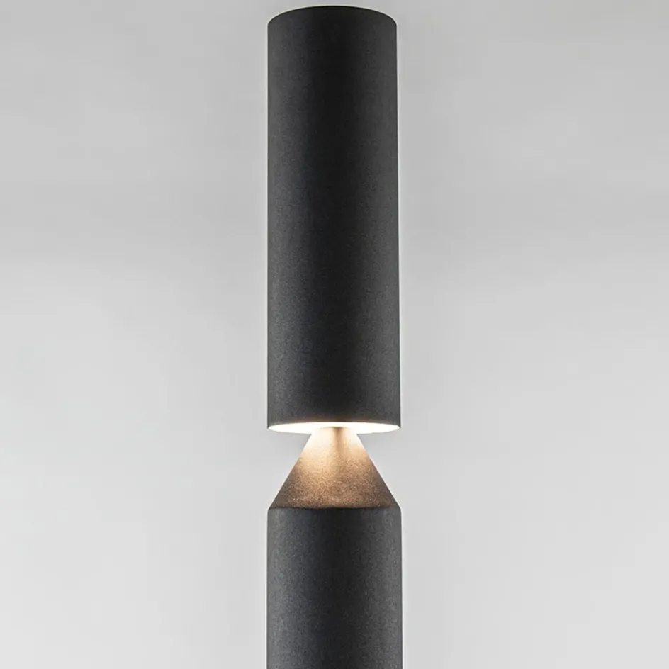 Mat zwarte vloerlamp up+down>Straluma Sale