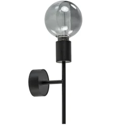 Mat zwarte wandlamp exclusief lichtbron>Straluma Online