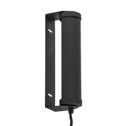 Mat zwarte wandlamp met snoer>Straluma Best