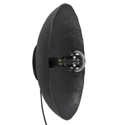 Mat zwarte wandlamp Neva inclusief snoer>Straluma