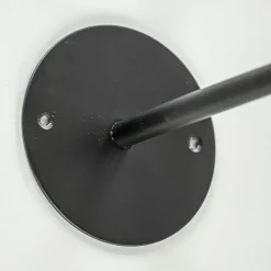 Mat zwarte wandlamp Soriano exclusief kap><noscript><img width=