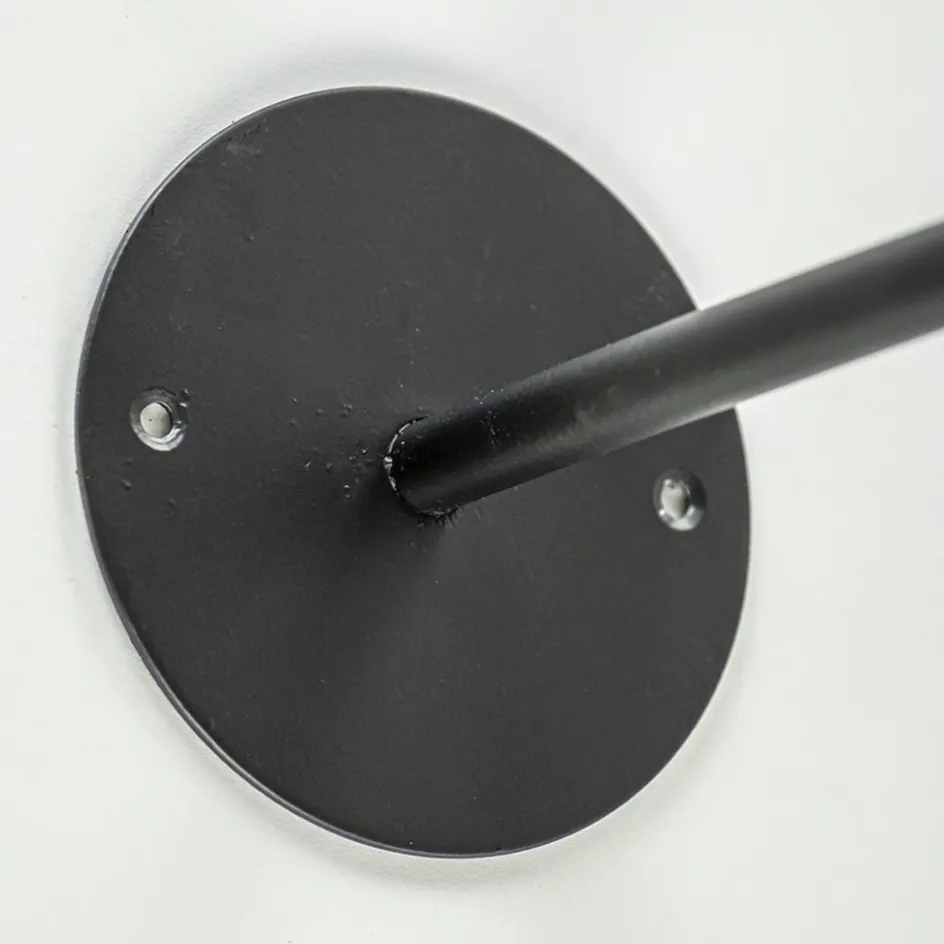 Mat zwarte wandlamp Soriano exclusief kap>Straluma Best