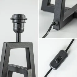 Metalen lampvoet mat zwart exclusief kap></noscript>Straluma Sale