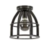 Metalen plafondlamp antiek zwart>Straluma Outlet