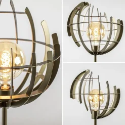 Metalen tafellamp Terra met oud messing afwerking></noscript>Straluma Sale