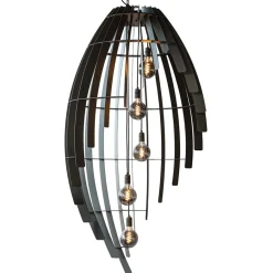 Metalen videlamp Omegna XL met open structuur>Straluma New