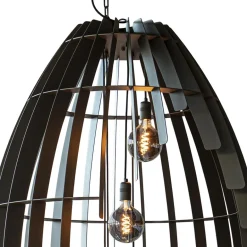 Metalen videlamp Omegna XL met open structuur>Straluma New