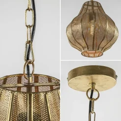 Micha grote goud hanglamp oosters landelijk Light & Living></noscript>Straluma Hot