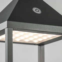 Moderne buitenlamp lantaarn inclusief LED draadloos></noscript>Straluma