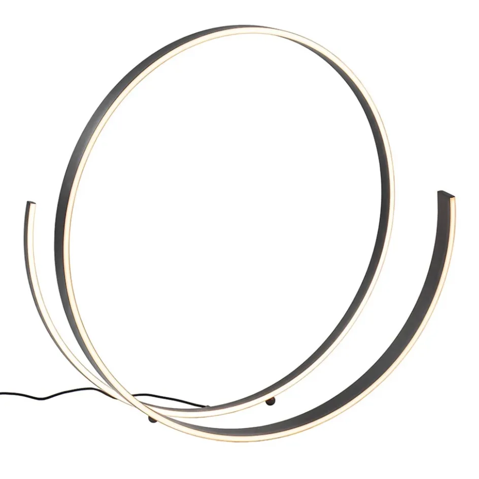 Moderne design vloerlamp LED dimbaar zwart>Straluma Outlet