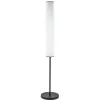 Moderne design vloerlamp zwart met opaal glas dim to warm>Straluma Clearance