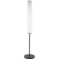Moderne design vloerlamp zwart met opaal glas dim to warm>Straluma Clearance