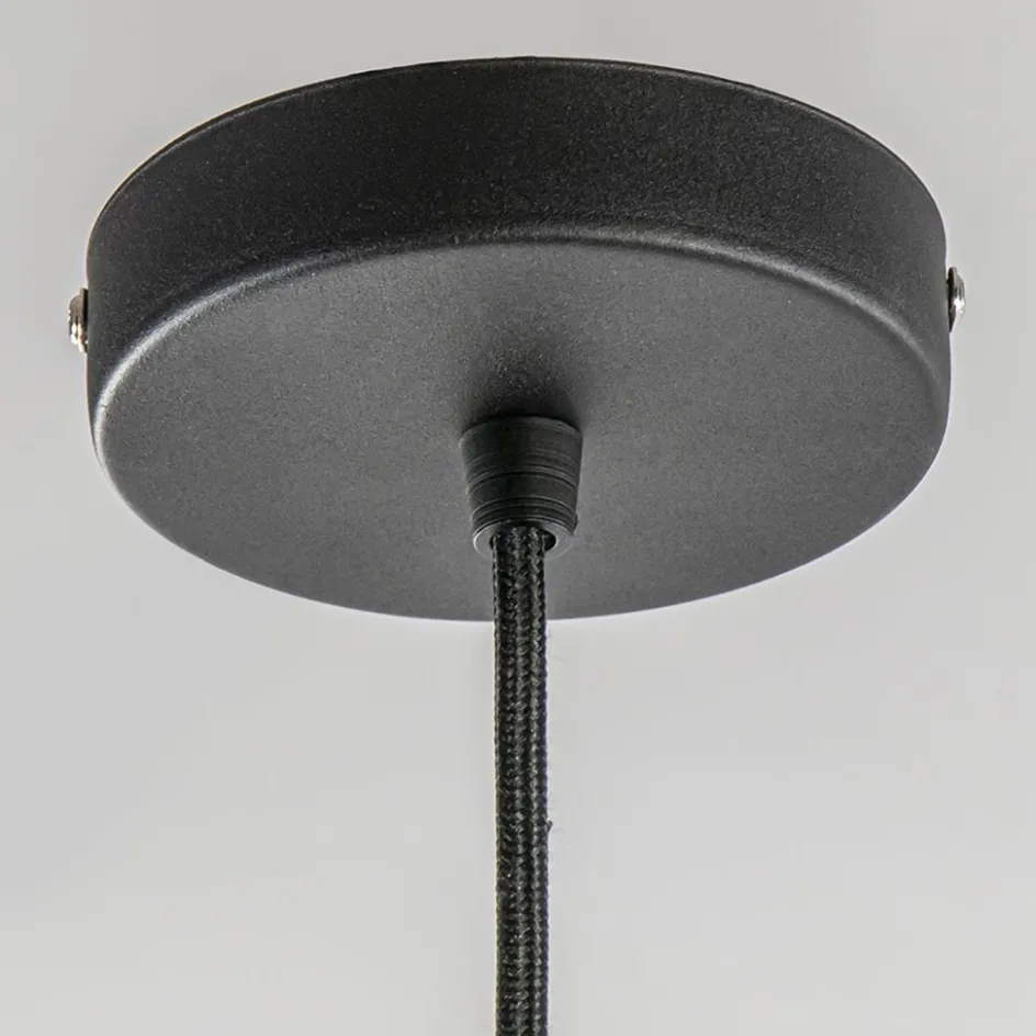 Moderne draad hanglamp mat zwart 50 cm>Straluma Best
