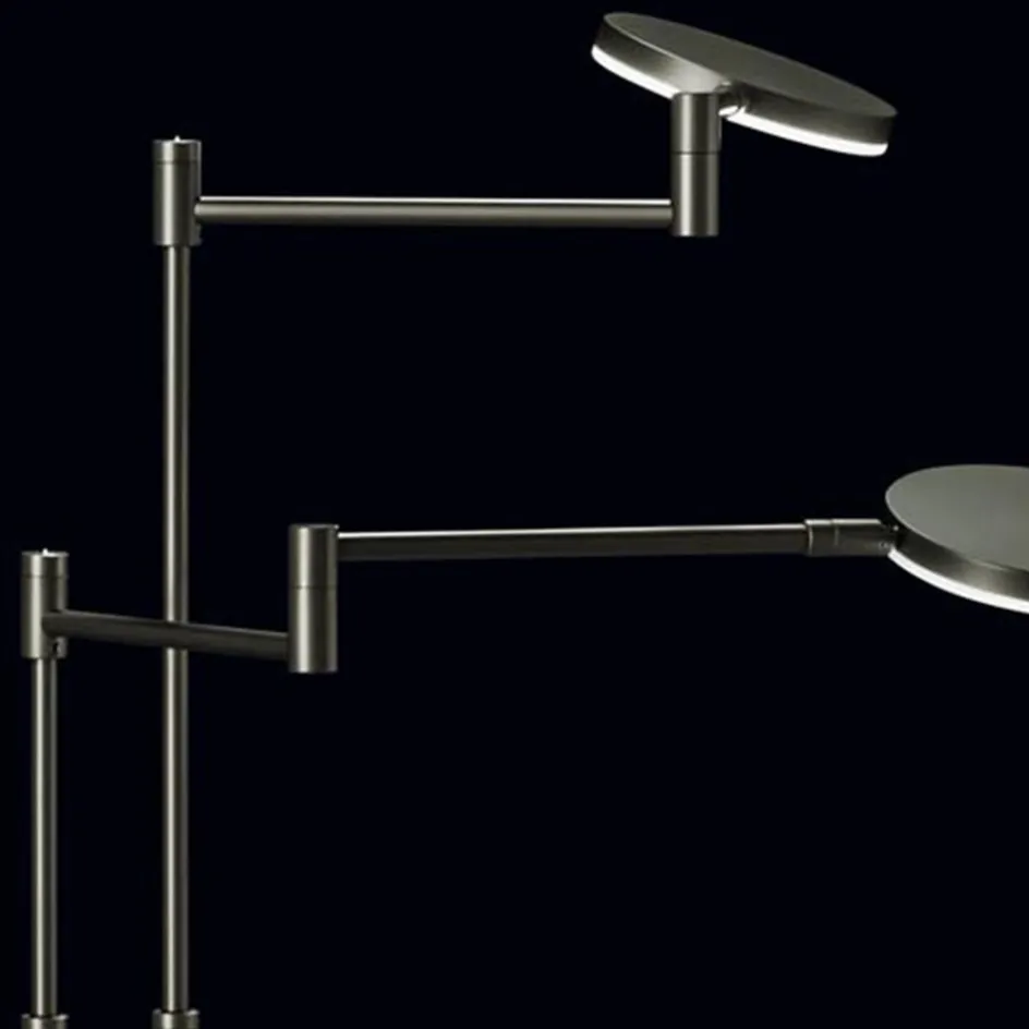 Moderne dubbele LED leeslamp antraciet>Straluma Outlet