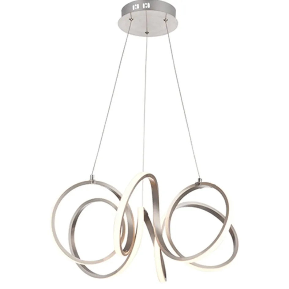 Moderne hanglamp krul staal incl LED>Straluma Clearance