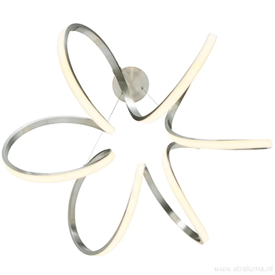 Moderne hanglamp krul staal incl LED>Straluma Clearance
