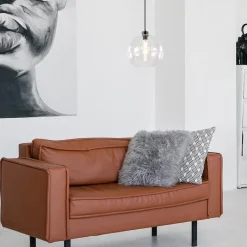 Moderne hanglamp met helder glas 30 cm><noscript><img width=