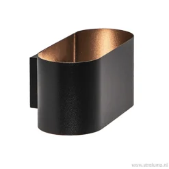 Moderne kleine wandlamp ovaal zwart>Straluma Clearance