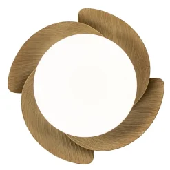 Moderne LED plafondventilator wit met houten bladen></noscript>Straluma Outlet