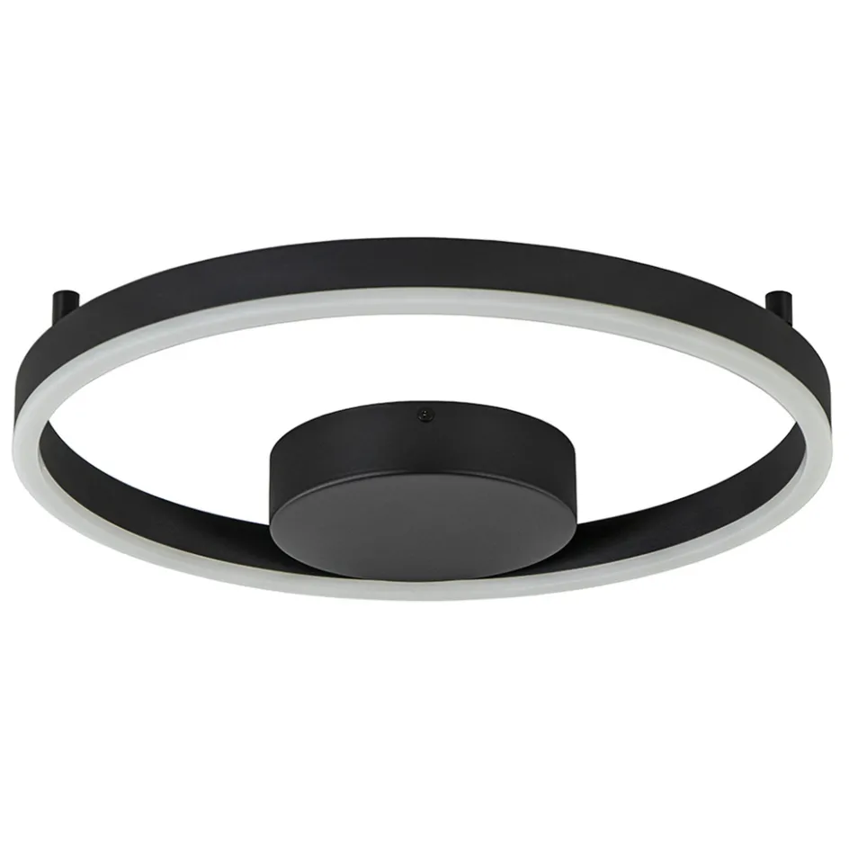 Moderne LED plafond/wandlamp ring zwart>Straluma Sale