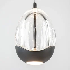 Moderne LED tafellamp egg glas met zwart></noscript>Straluma New