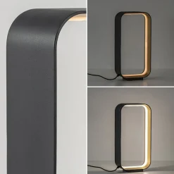 Moderne LED tafellamp zwart/goud klein></noscript>Straluma Clearance