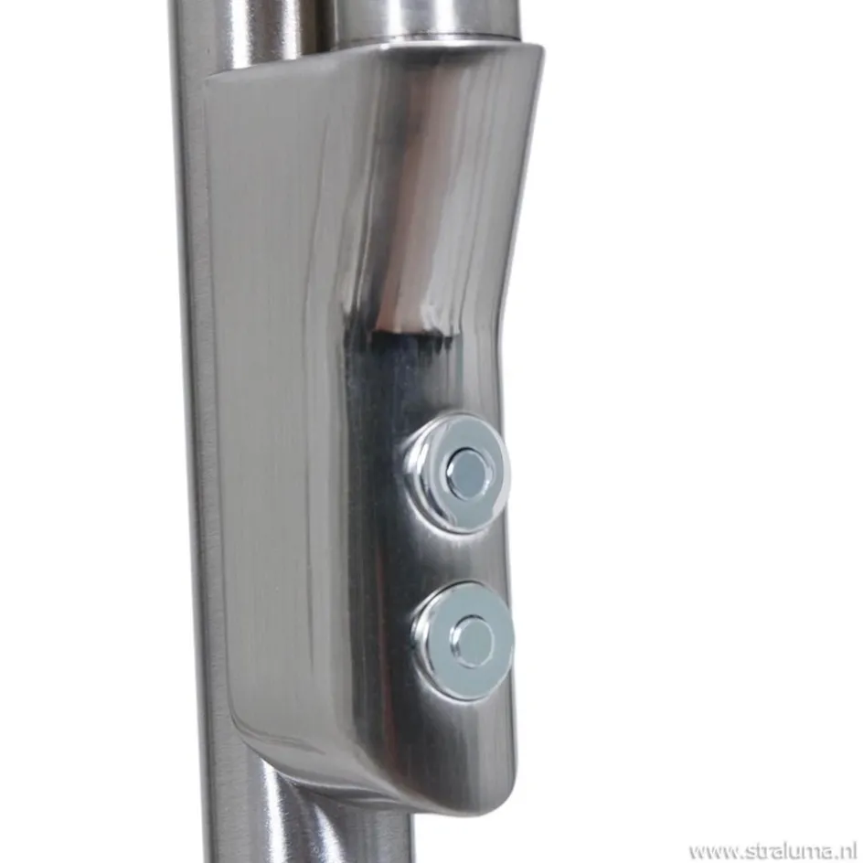 Moderne LED uplighter met leeslamp geborsteld staal>Straluma Sale