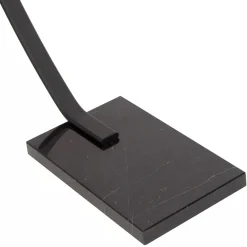 Moderne LED vloerlamp zwart met zwart marmer></noscript>Straluma