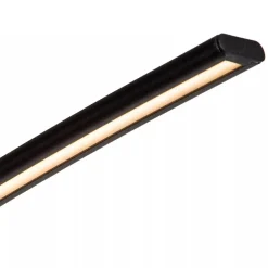 Moderne LED vloerlamp zwart met zwart marmer></noscript>Straluma