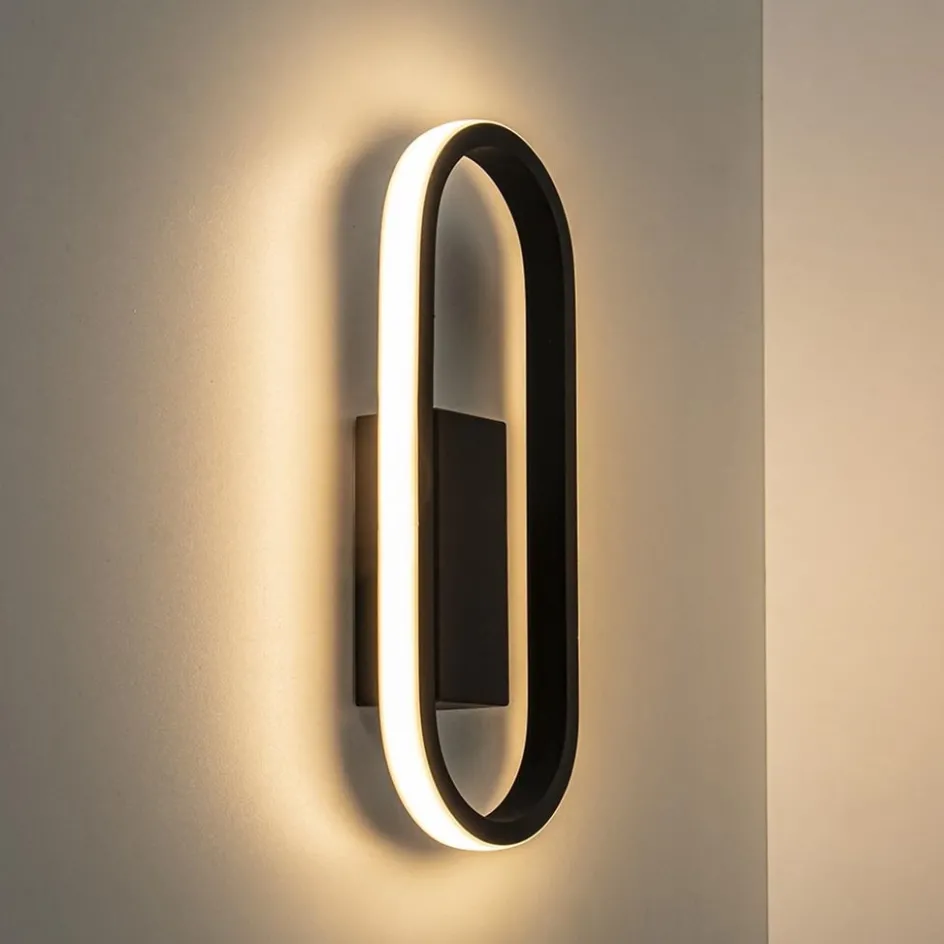 Moderne LED wandlamp zwart>Straluma