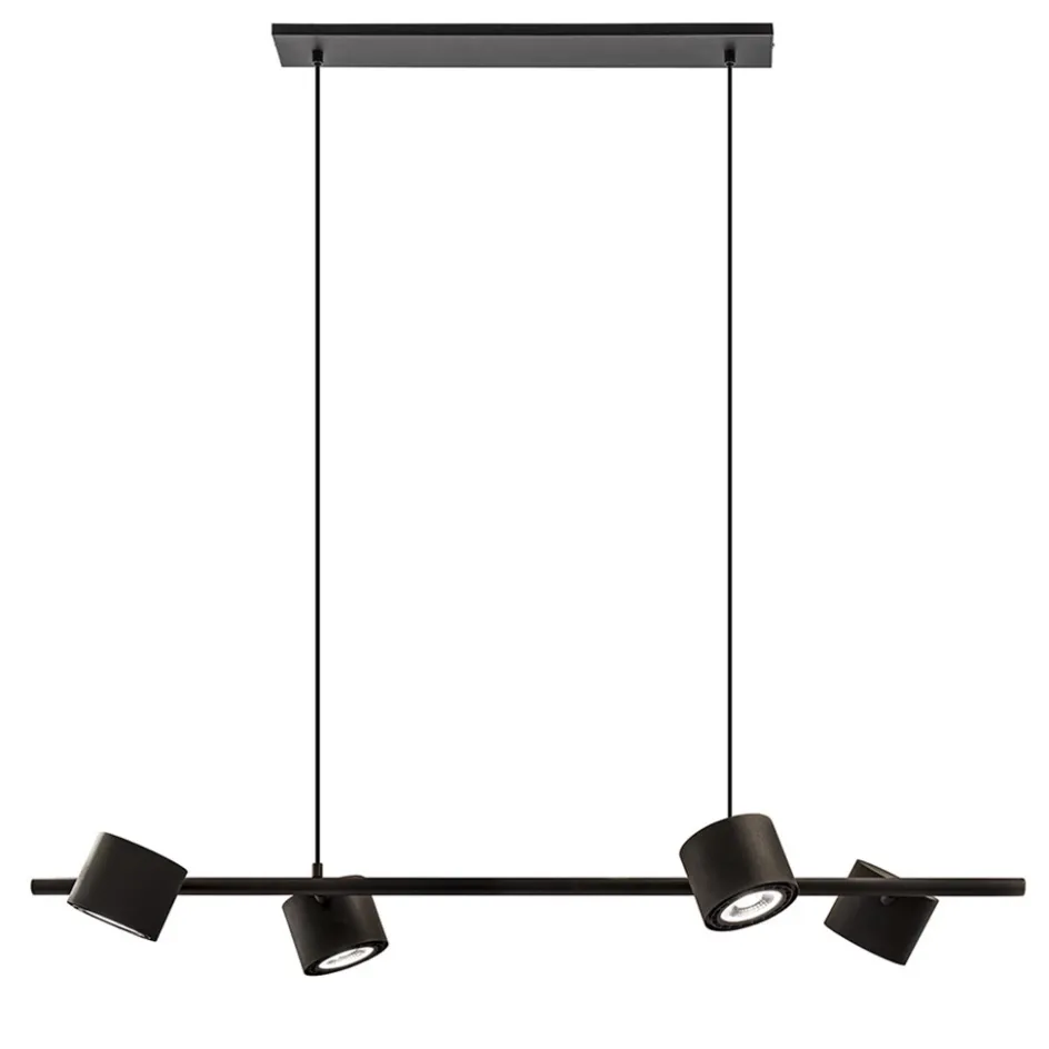 Moderne 4-lichts hanglamp inclusief verstelbare LED spots>Straluma New