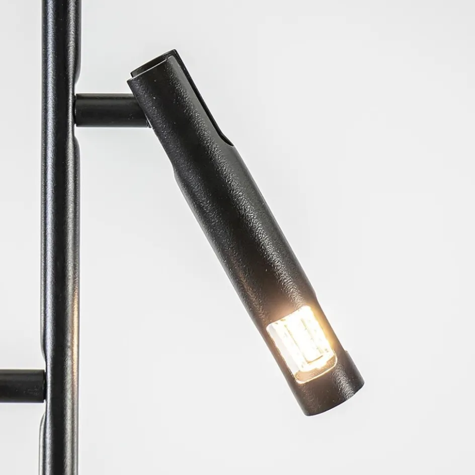 Moderne 2-lichts opbouwspot zwart G9>Straluma Clearance