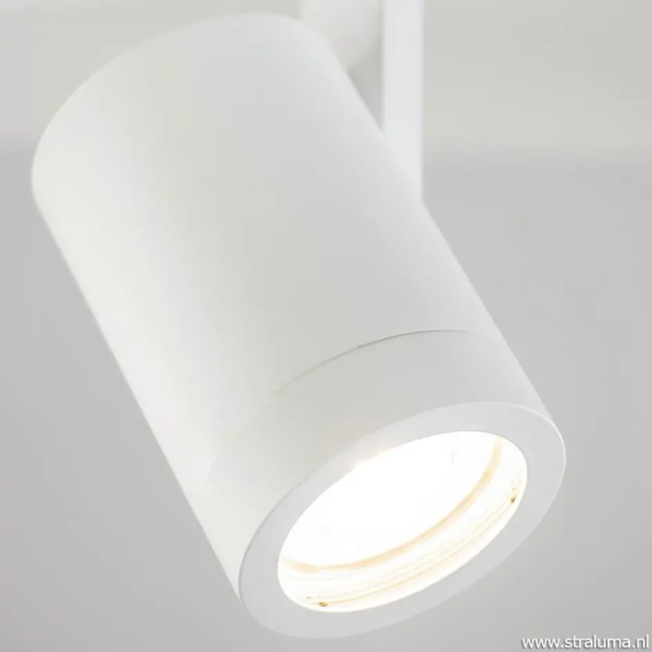 Moderne 3-lichts plafondspot wit metaal>Straluma Hot