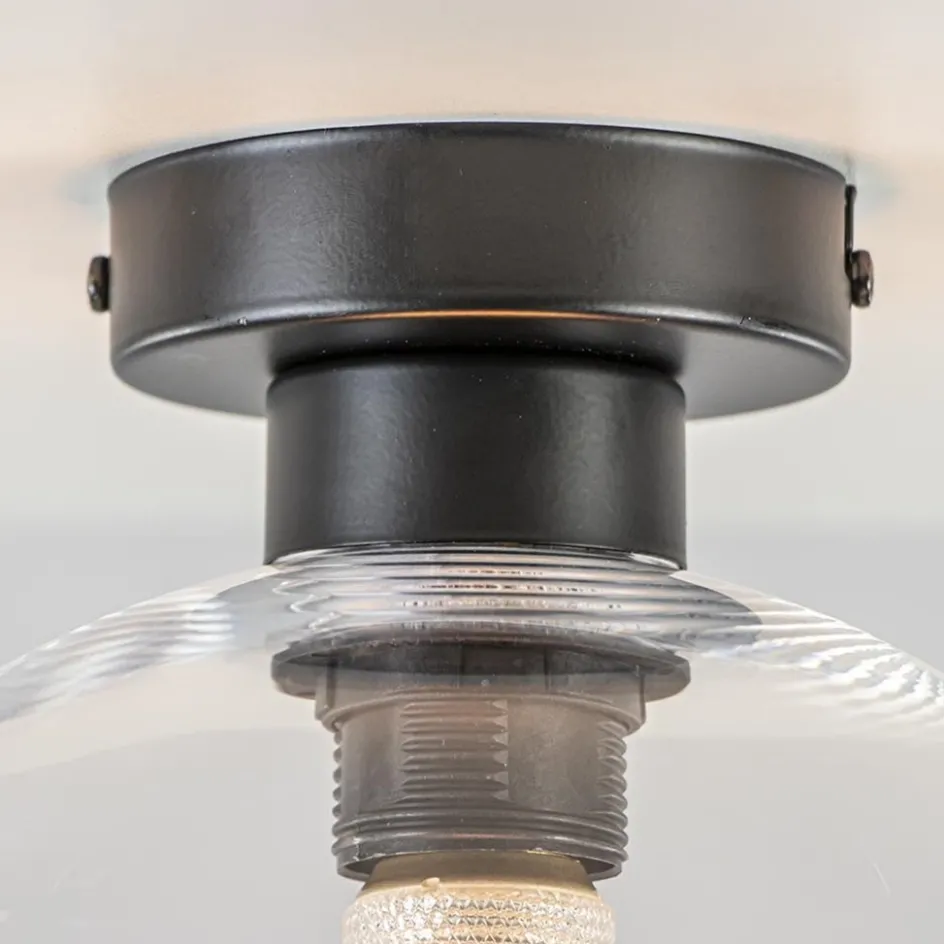 Moderne plafondlamp globe helder glas>Straluma Outlet