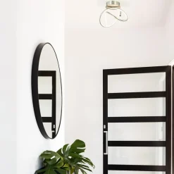 Moderne plafondlamp nikkel inclusief 3-standen dimbaar LED><noscript><img width=